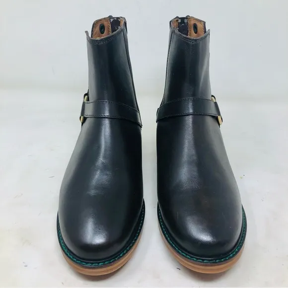 New Dover Saddlery Brown Leather Harness Ankle Boots