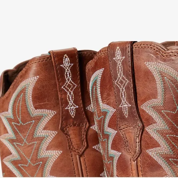 New! Durango Crush 12&quot; Western Snip Toe Golden Brown Sz 9.5