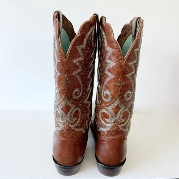 New! Durango Crush 12&quot; Western Snip Toe Golden Brown Sz 9.5