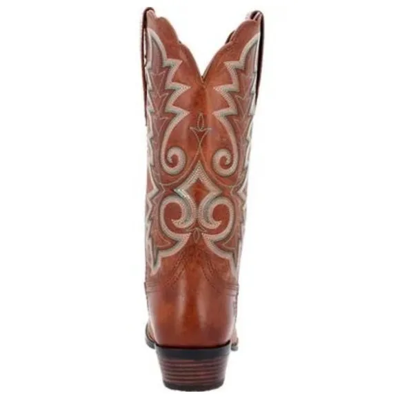 New! Durango Crush 12&quot; Western Snip Toe Golden Brown Sz 9.5