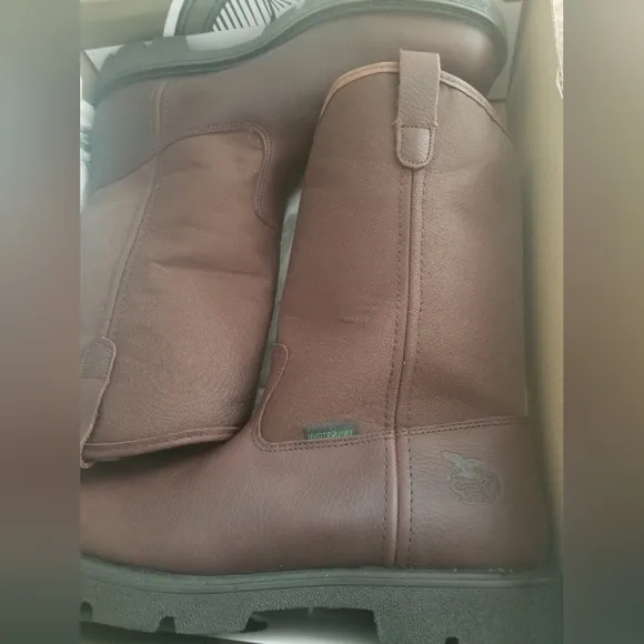 New GEORGIA BOOT &quot;Homeland&quot; G111 Steel Toe Work Boots Size 10M USA