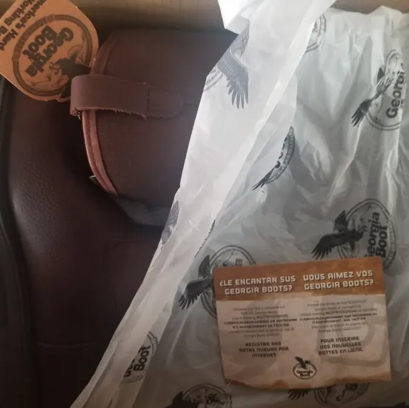 New GEORGIA BOOT &quot;Homeland&quot; G111 Steel Toe Work Boots Size 10M USA