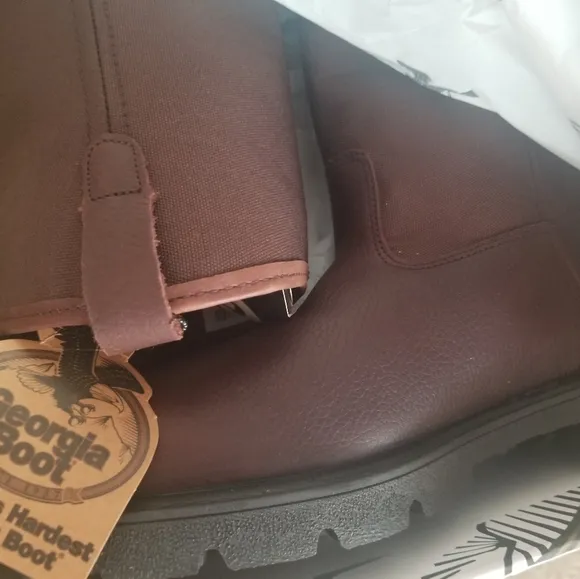 New GEORGIA BOOT &quot;Homeland&quot; G111 Steel Toe Work Boots Size 10M USA