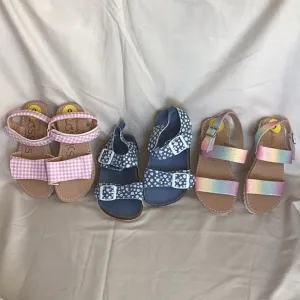 New Girls Sandals Bundle Size 9