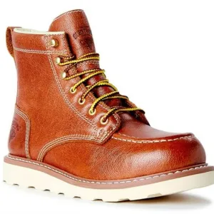 NEW Herman Survivors Men's Oakridge 6&quot; Steel‎ Toe Work Boots Leather Size 7½