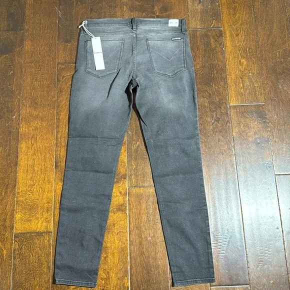 NEW HUDSON JEANS KRISTA SUPER SKINNY ANKLE BLACK SZ 28