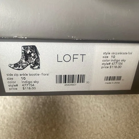 NEW in Box! CUTEST BOOTS ON THE PLANET! SZ 10 Indigo Sky by LOFT! 🥾🥾🥾🥾🥾🥾