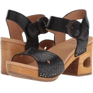 New In Box Dansko Odele Black Tumbled Calf