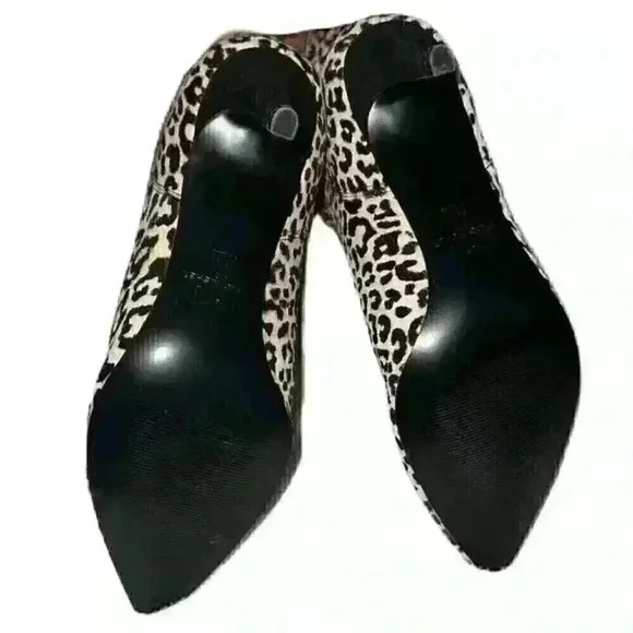 NEW in BOX  Marc Fisher Ginnie Cheetah Calf Hair tall Boots Sz 6.5