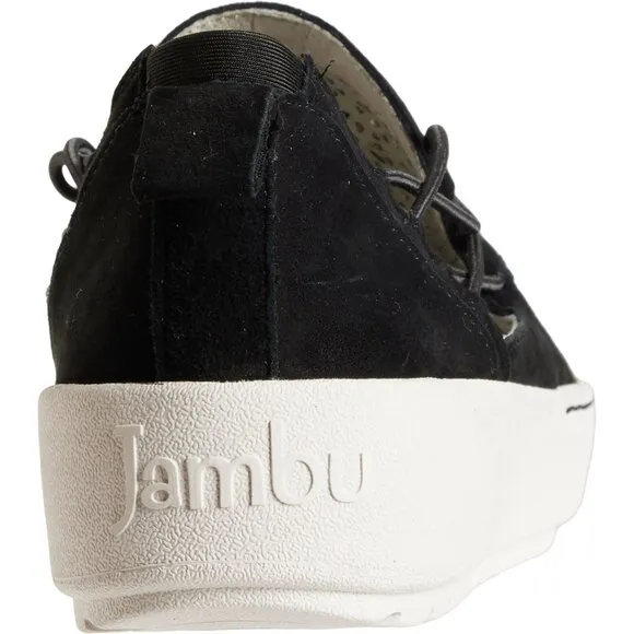 NEW Jambu Erin Sneakers - Suede Black Solid For Women 210