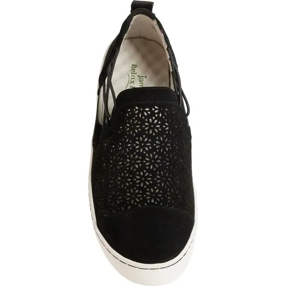 NEW Jambu Erin Sneakers - Suede Black Solid For Women 210