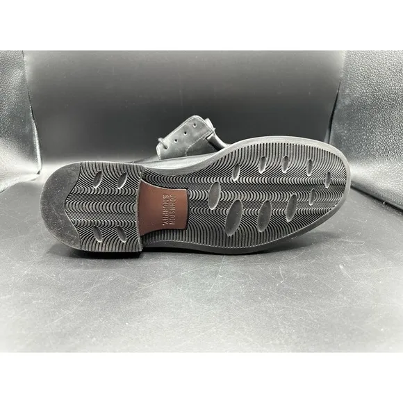 NEW Johnston &amp; Murphy Men's black shoes, Larken 11 1/2 M