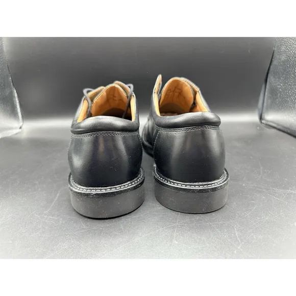 NEW Johnston &amp; Murphy Men's black shoes, Larken 11 1/2 M