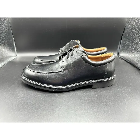 NEW Johnston &amp; Murphy Men's black shoes, Larken 11 1/2 M