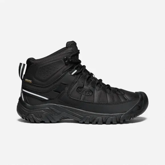 NEW KEEN men's targhee exp mid waterproof hiking boots in black/black