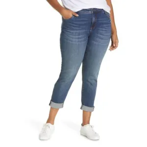 NEW KUT FROM THE KLOTH catherine cuffed boyfriend jeans in wellbeing