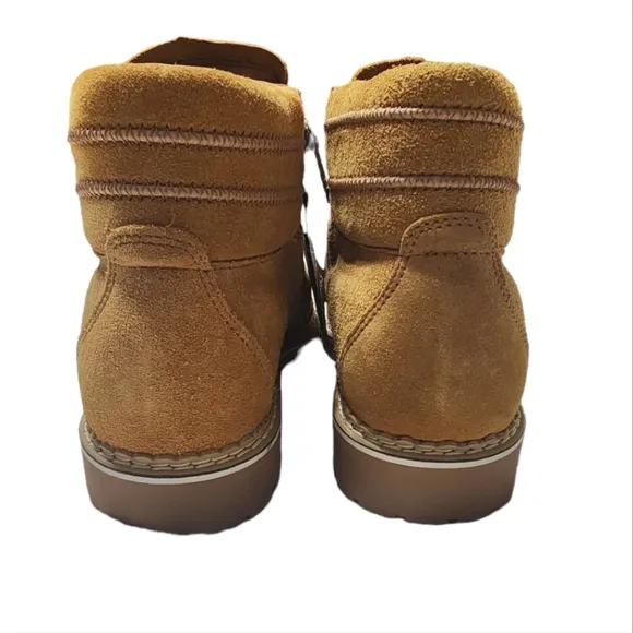 New LA Montelliana 1965 Alce Suede Lace Up Hiking Boots Eu 38 US 8