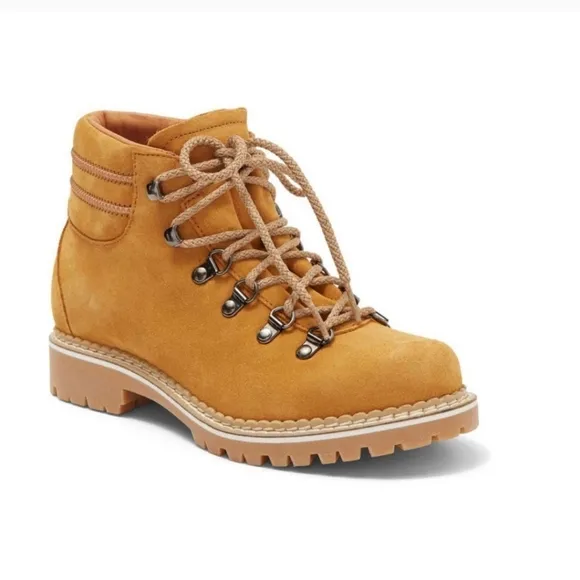New LA Montelliana 1965 Alce Suede Lace Up Hiking Boots Eu 38 US 8