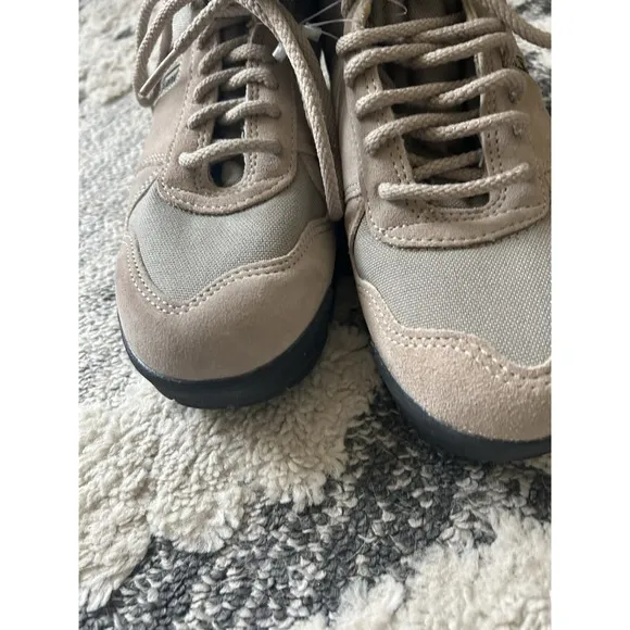 NEW LL Bean Merrell Boots Mens 7 Tan Suede High Top Air Cushion Hiking Camp