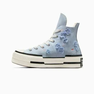NEW M7.5/W9.5 CONVERSE CHUCK 70 PLUS 3D FLOWERS LIMITED EDITION PLATFORM SHOES