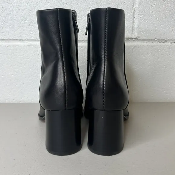 New Madewell Women's The Mira Side-Seam Ankle Boots Black Size 7.5 solid black