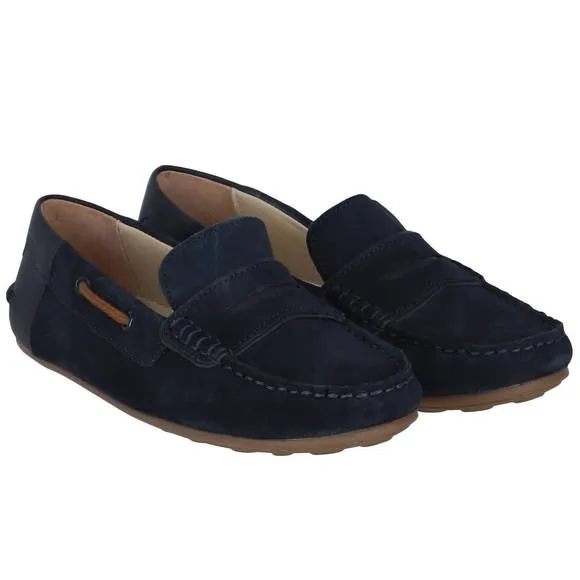 NEW MAYORAL boys suede loafer in navy