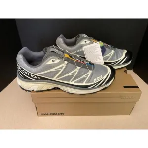 New! Mens Salomon XT-6 Monument/Phantom/Vanilla Ice Athletic Shoes. Size 12.5.