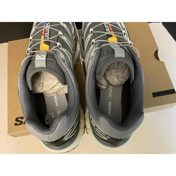New! Mens Salomon XT-6 Monument/Phantom/Vanilla Ice Athletic Shoes. Size 12.5.