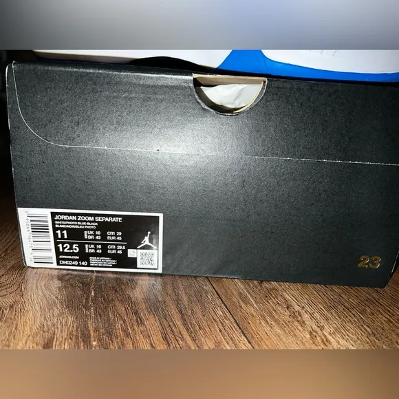 NEW Men’s Size 11 Nike Jordan Zoom Separate Shoes. White/Photo Blue/Black.