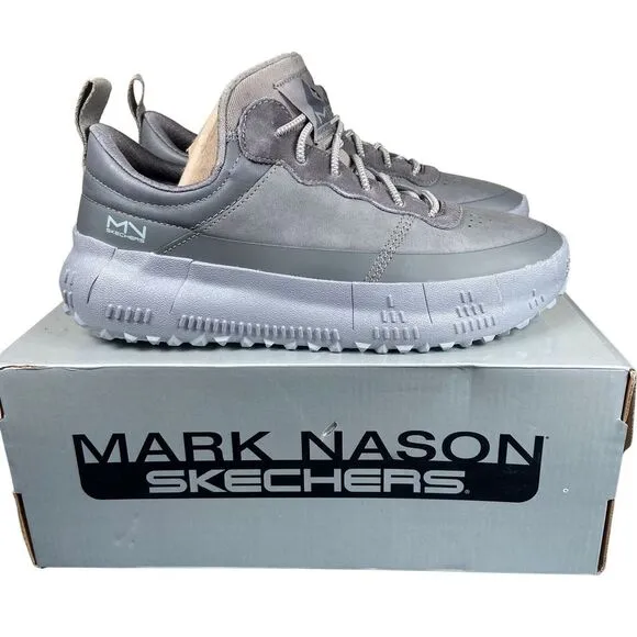 NEW Mens SKECHERS MARK‎ NASON REVO TIVITY Gray Slip On Shoes Size 7