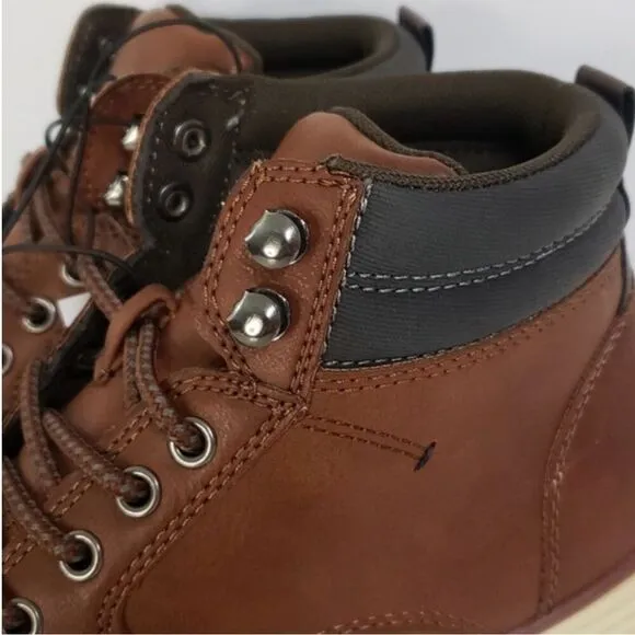 NEW! Men's Goodfellow Maxwell Brown High Top Lace-Up Sneaker Boots