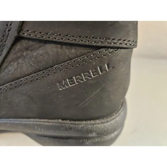 New! Merrell Women's Andover Bluff Ankle Boots Black Size 6
