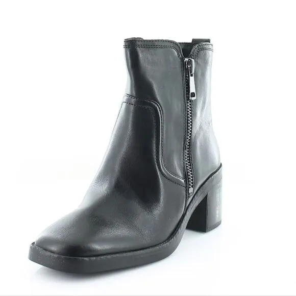 New Naturalizer Emmy Women's Boots Black Leather zip ankle bootie size 7.5