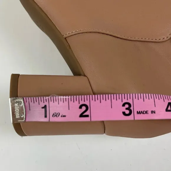 NEW Naturalizer Waylon Knee High Boots 5 M Tan Beige Manmade Tall Dress Boot