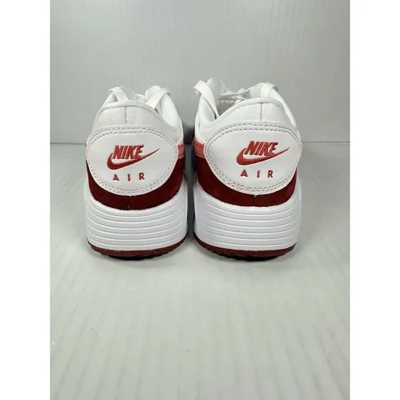 NEW Nike Air Max SC Women's Size 6.5 White Black Red Athletic Shoes FJ3242-100