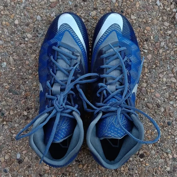 New Nike flyweave CJ3 elite TD blue athletic shoes mens 11.5