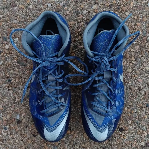 New Nike flyweave CJ3 elite TD blue athletic shoes mens 11.5