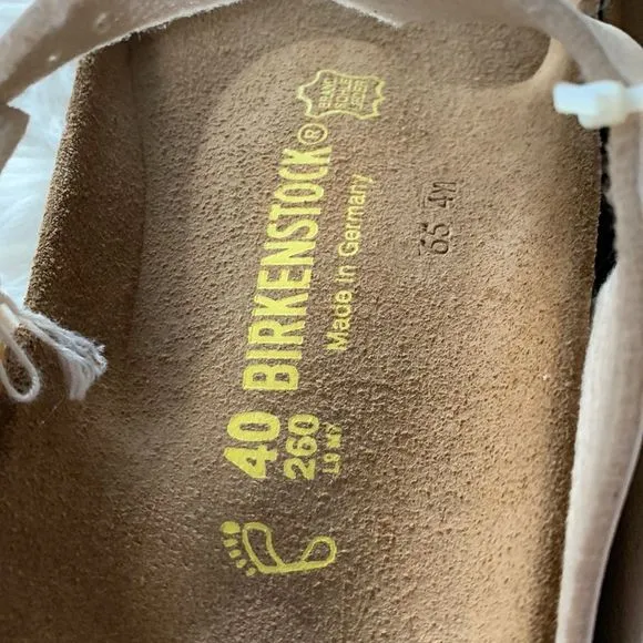 NEW Pearl Birkenstock 40 Sandals