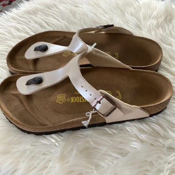 NEW Pearl Birkenstock 40 Sandals