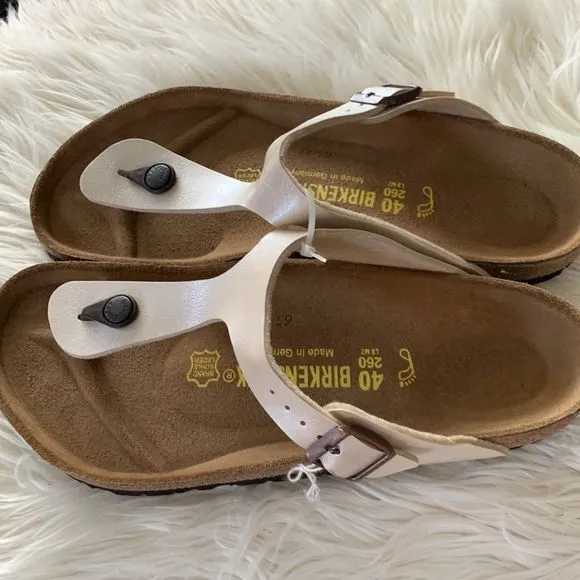 NEW Pearl Birkenstock 40 Sandals