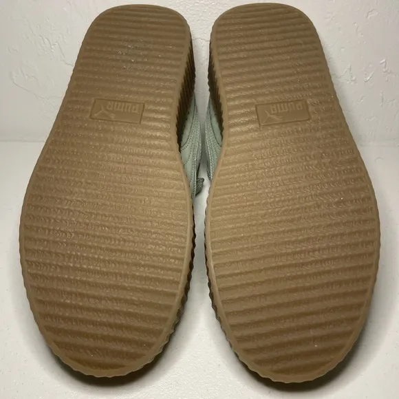 NEW Puma Fenty Creeper Phatty Shoes Womens Size 7.5 Green Fog Rihanna Platform