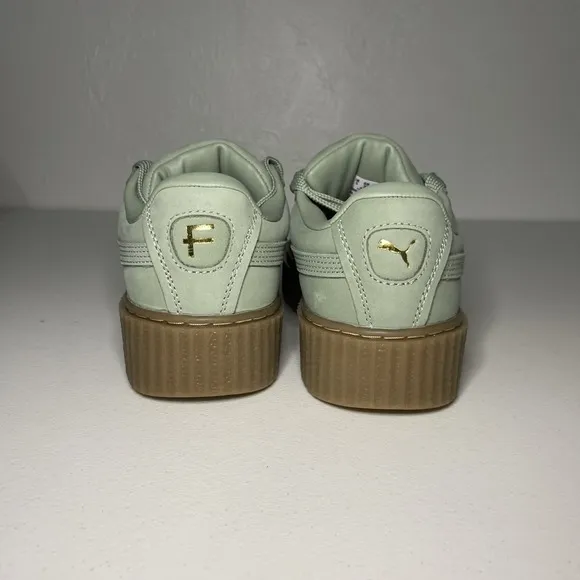 NEW Puma Fenty Creeper Phatty Shoes Womens Size 7.5 Green Fog Rihanna Platform