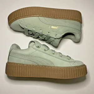 NEW Puma Fenty Creeper Phatty Shoes Womens Size 7.5 Green Fog Rihanna Platform