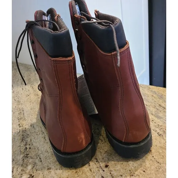 New! Red Wing Mens Size 12 EE 1229 Boot Brown Leather Vibram Goretex Work Boots