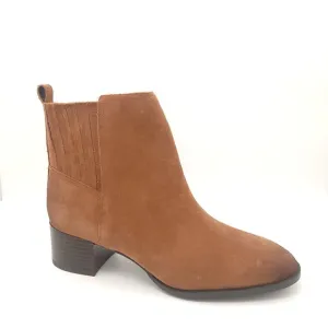 NEW Sam Edelman Kaiti Chelsea Boots Womens 9 Brown Suede Neutral Chic Comfort