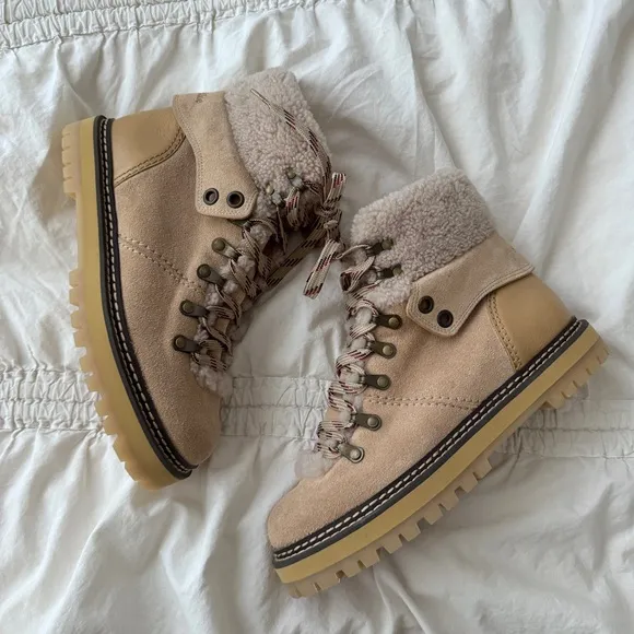 *NEW* See By Chloe Suede Lace Up Hiking Boot (Sz 38/ 7.5)