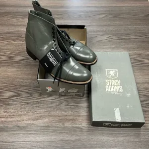 NEW Stacy Adams Madison Gray Ankle Boots 10 E