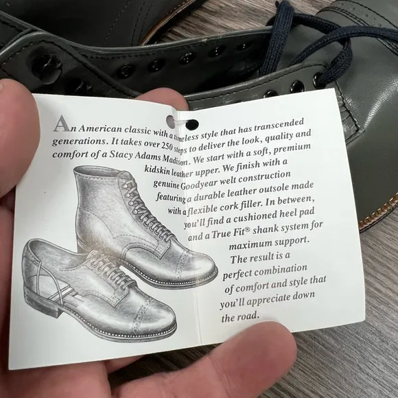NEW Stacy Adams Madison Gray Ankle Boots 10 E