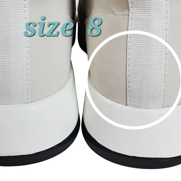 New Timberland supaway boots leather zip lace up white casual preppy outdoor