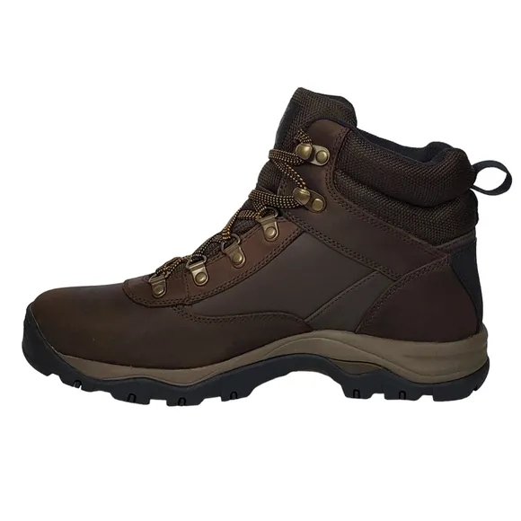 New Timberland womens keele ridge waterproof leather mid hiking boots brown work